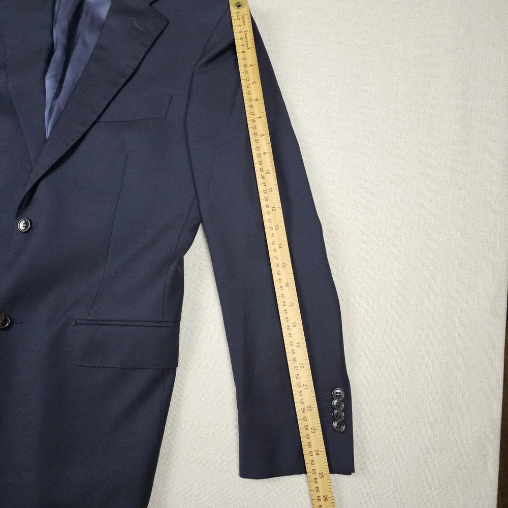 Suitsupply Lazio Blazer Slim Fit 38L Long Wool Vitale Barberis Canonico